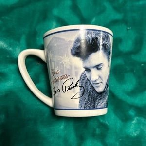 Elvis Presley Blue Christmas Mug